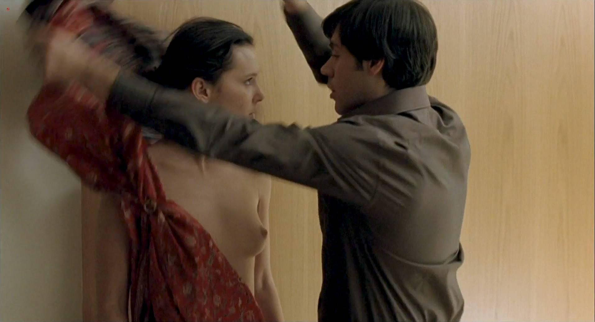 Virginie Ledoyen in nude scene from Shall We Kiss which was released in 2007. She shows us her tits.  